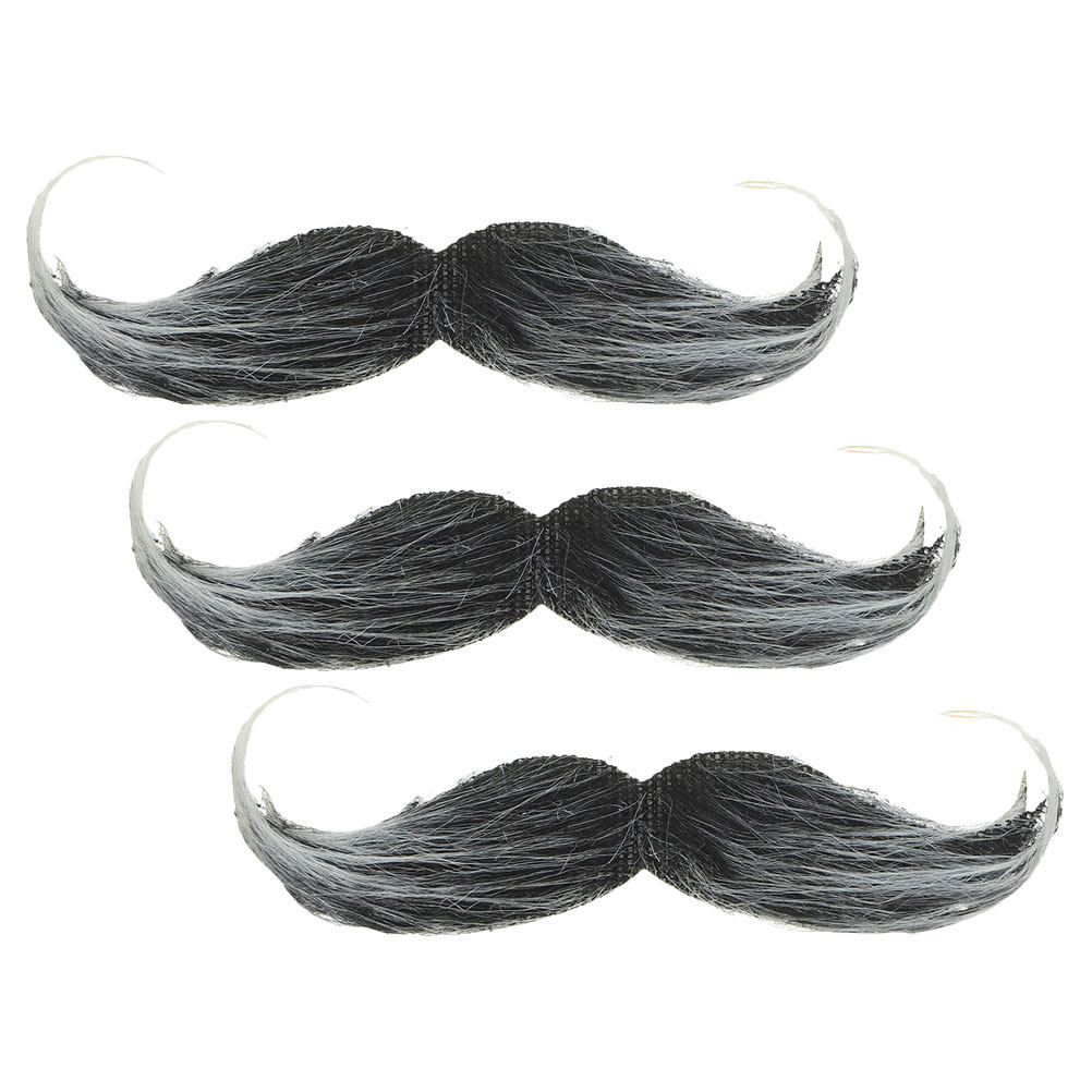 3Pcs Delicate Realistic Mustac - Easy Cosplay Prop 评论和价格