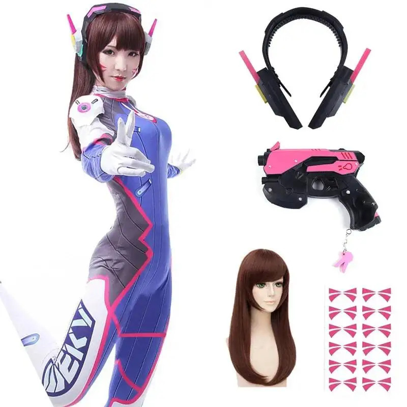Anime Woman Jumpsuit Tights Dv - Dva Cosplay Prop 评论和价格