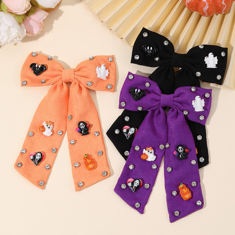 Halloween Bow Hair Clips Carto - Cosplay Bat Prop 评论和价格
