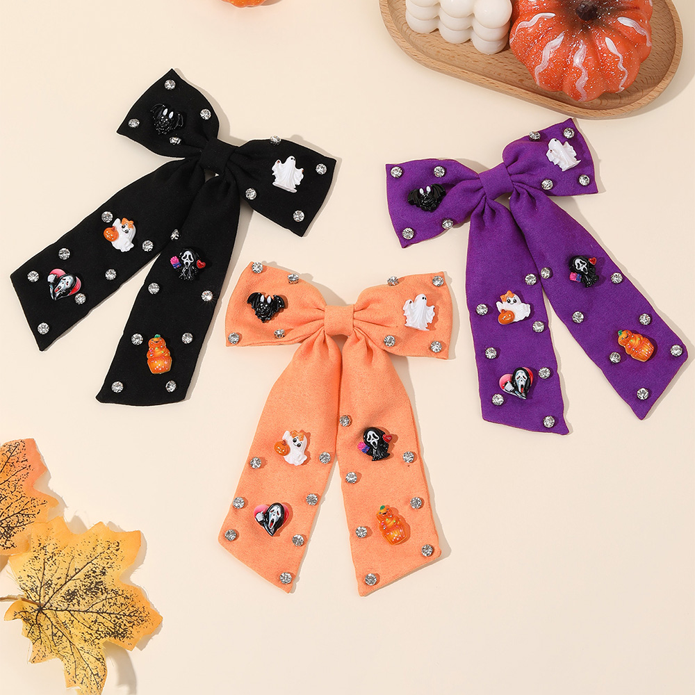 Halloween Bow Hair Clips Carto - Cosplay Bat Prop 评论和价格