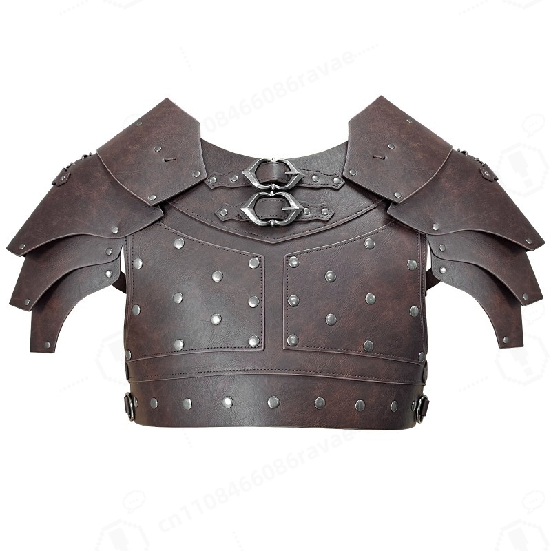 Medieval Studded Shoulder Ches - Prop For Cosplay 评论和价格