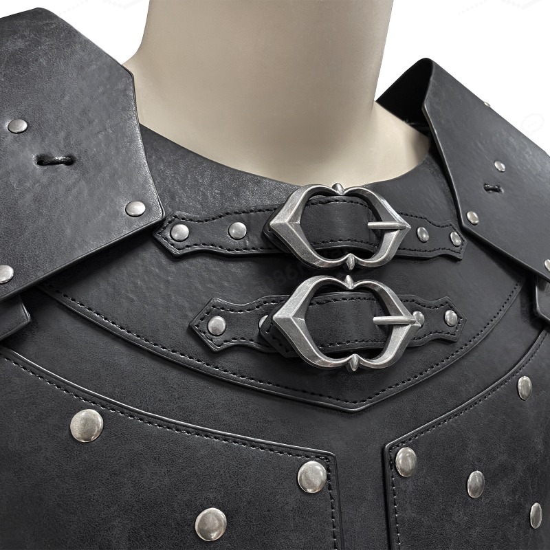 Medieval Studded Shoulder Ches - Prop For Cosplay 评论和价格