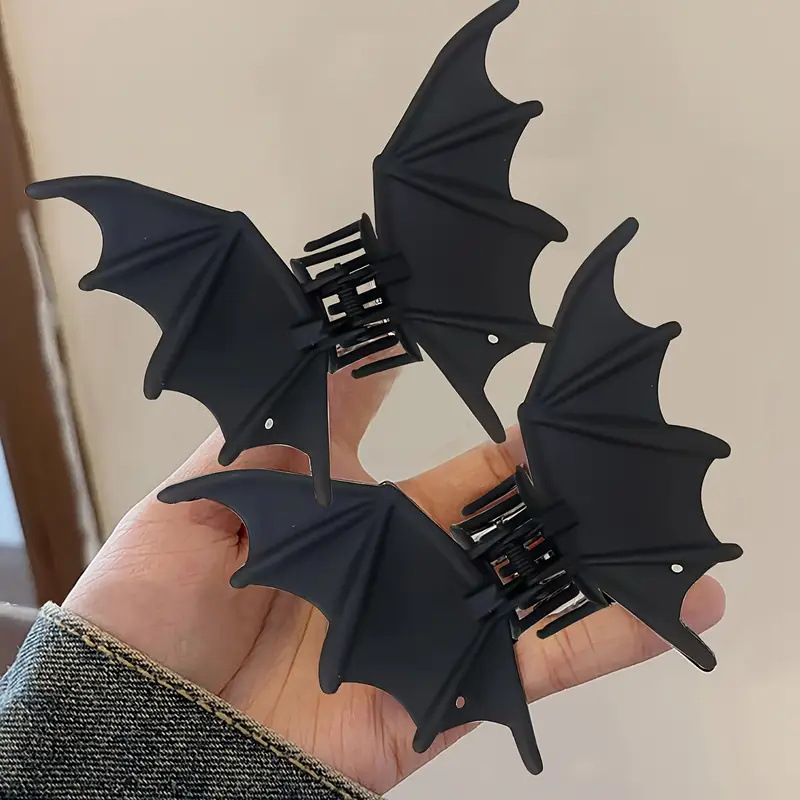 Matte Black Bat Claw Clip Goth - Cosplay Bat Prop 评论和价格