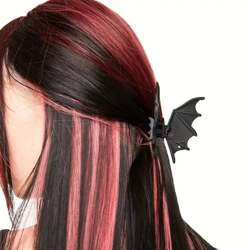 Matte Black Bat Claw Clip Goth - Cosplay Bat Prop 评论和价格