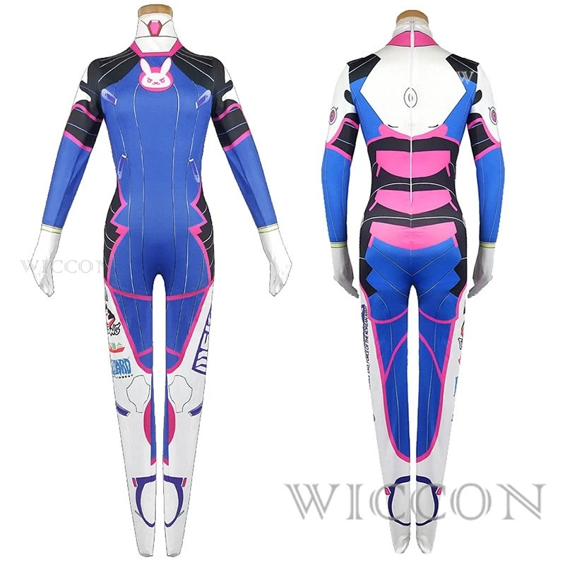 2025 11 Anime Woman Jumpsuit T - Dva Cosplay Prop 评论和价格