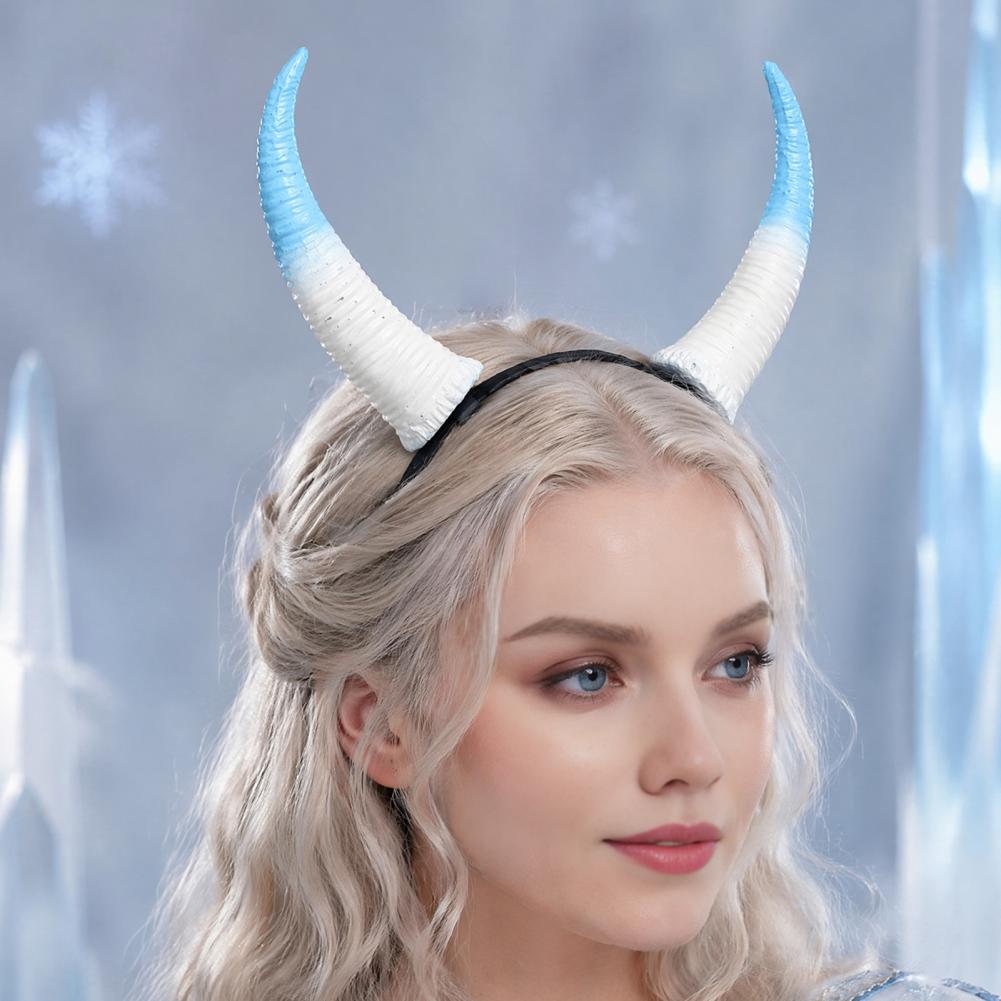 Detachable Devil Horn Headpiec - Detachable Cosplay Prop 评论和价格