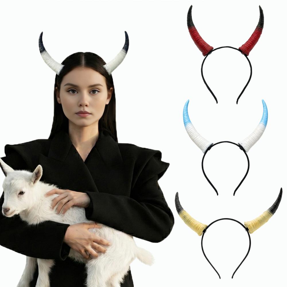 Detachable Devil Horn Headpiec - Detachable Cosplay Prop 评论和价格