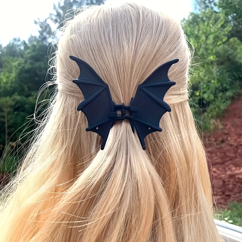 Gothic Bat Hair Clip Halloween - Cosplay Bat Prop 评论和价格