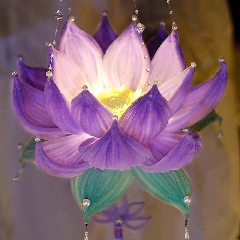 Chinese Lantern Handmade Lotus - Easy Cosplay Prop 评论和价格